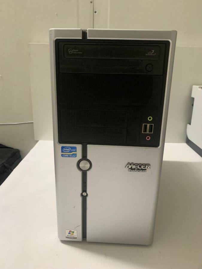 MECER COMPLETE Desktop PC SET | CORE i5 2400 CPU @ 3.10GHz | 4GB RAM | 500GB HDD+ 19" MONITOR