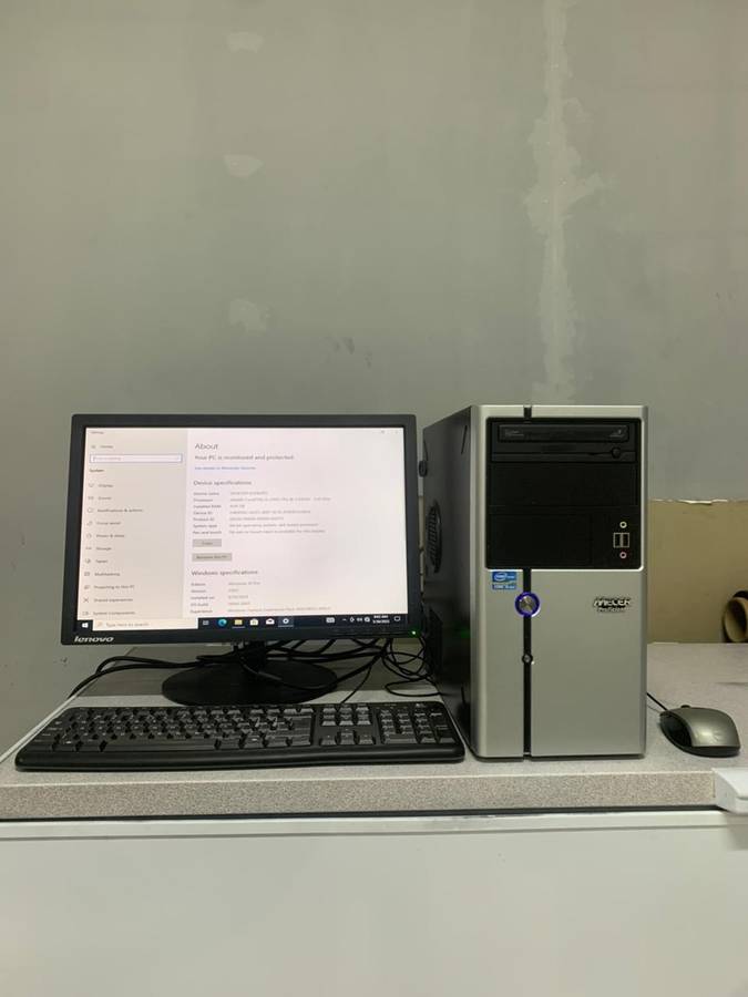 MECER COMPLETE Desktop PC SET | CORE i5 2400 CPU @ 3.10GHz | 4GB RAM | 500GB HDD+ 19" MONITOR