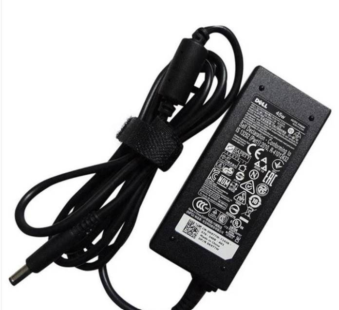 Dell Original 45W Small Pin 4.5mm barrel AC Adapter with SA Power Cord