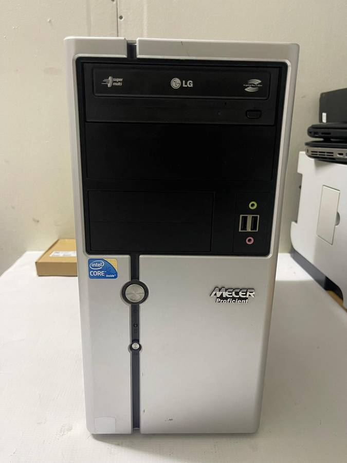 MECER PROFICIENT Custom Desktop PC | CORE i3-8100 CPU @ 3.60GHz (8TH GEN) 8GB RAM WIN 11 500GB HDD
