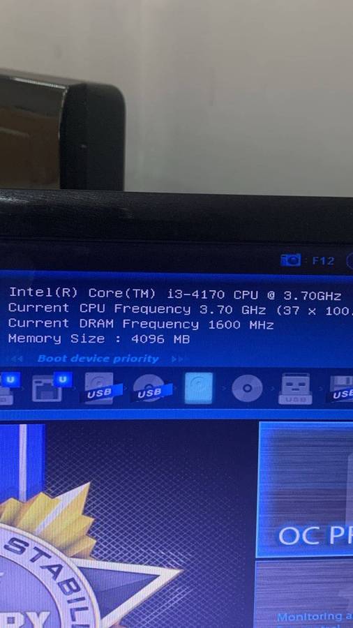 Custom Desktop PC - H81M-P33 Intel Core i3-4170 CPU @ 3.70GHz 4GB DDR3 500GB HDD