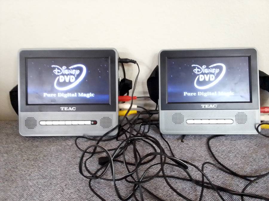 TEAC Dual-Screen Portable Media DVD Player