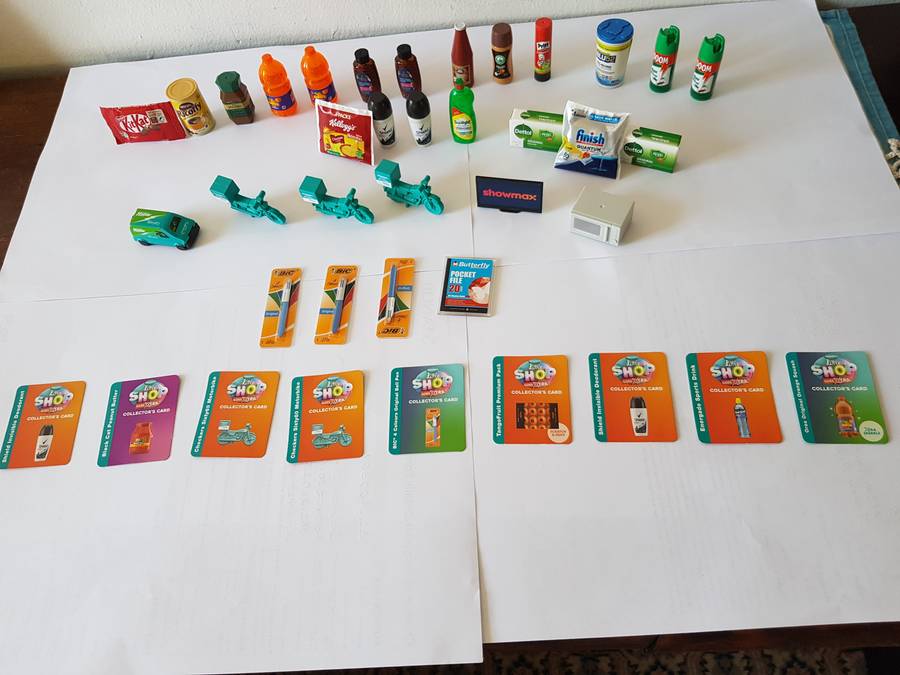 COLLECTION OF CHECKERS LATEST EDITION LITTLE SHOP MINI GROCERIES.