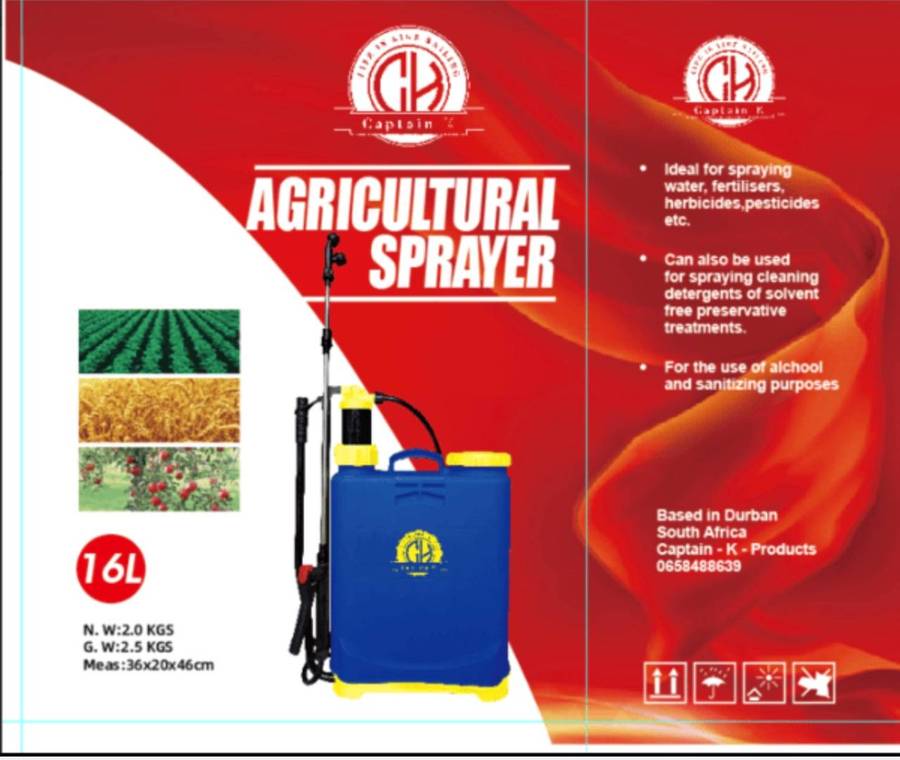 Knapsack Sprayer 16L - Heavy Duty - 16L Backpack Sprayer 4 Gallon Pump Pressure Knapsack Weed Spraye