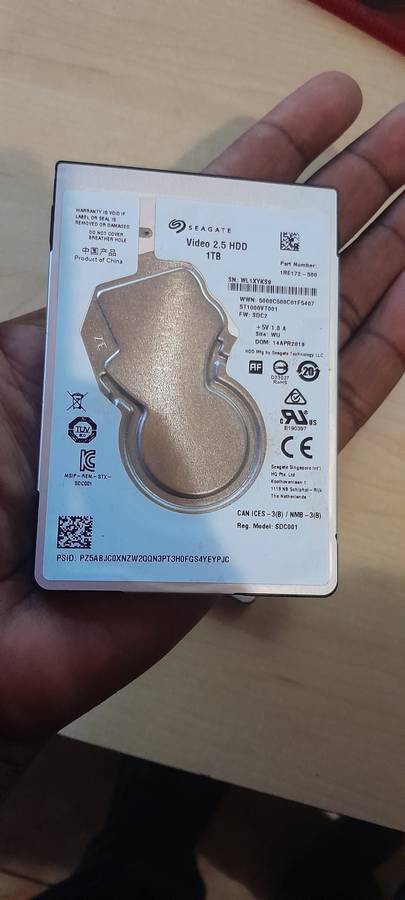 1TB Seagate St1000vt001 Video 2.5 inch Laptop Sata Hard Disk Drive
