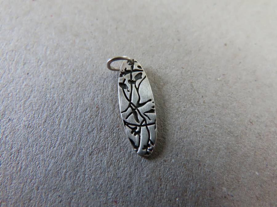 Jewellery - .925 Silver Charm - Surfboard
