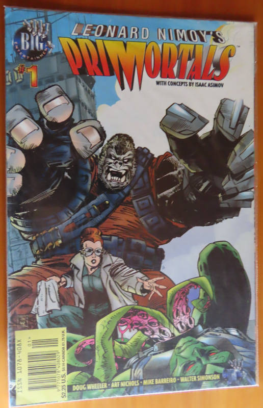 Comics -4 comics in plastic sleeve never read # 6