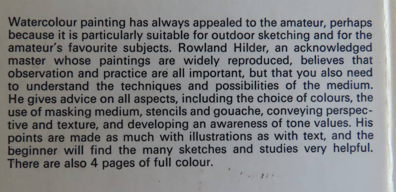 Starting With Watercolour - Rowland Hilder
