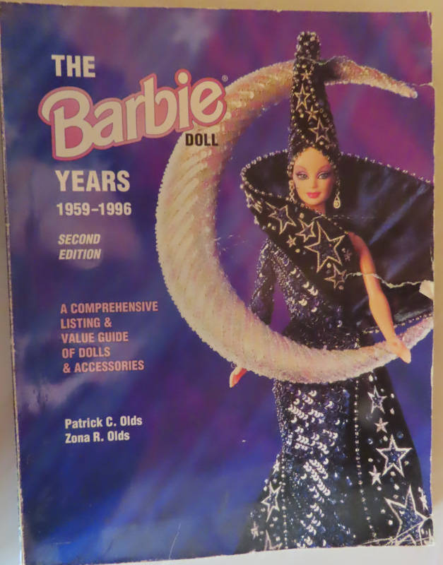 Barbie Doll Years 1959 - 1996  - Prices Outdated - Descriptions of Items Excellent