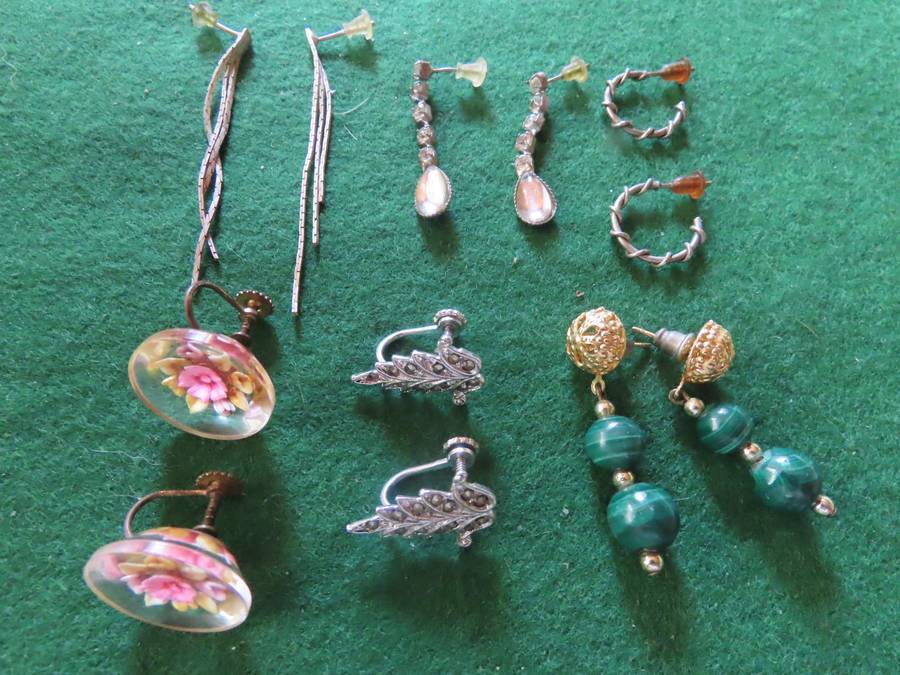 Costume Jewellery - 6 Pairs Earrings # 4