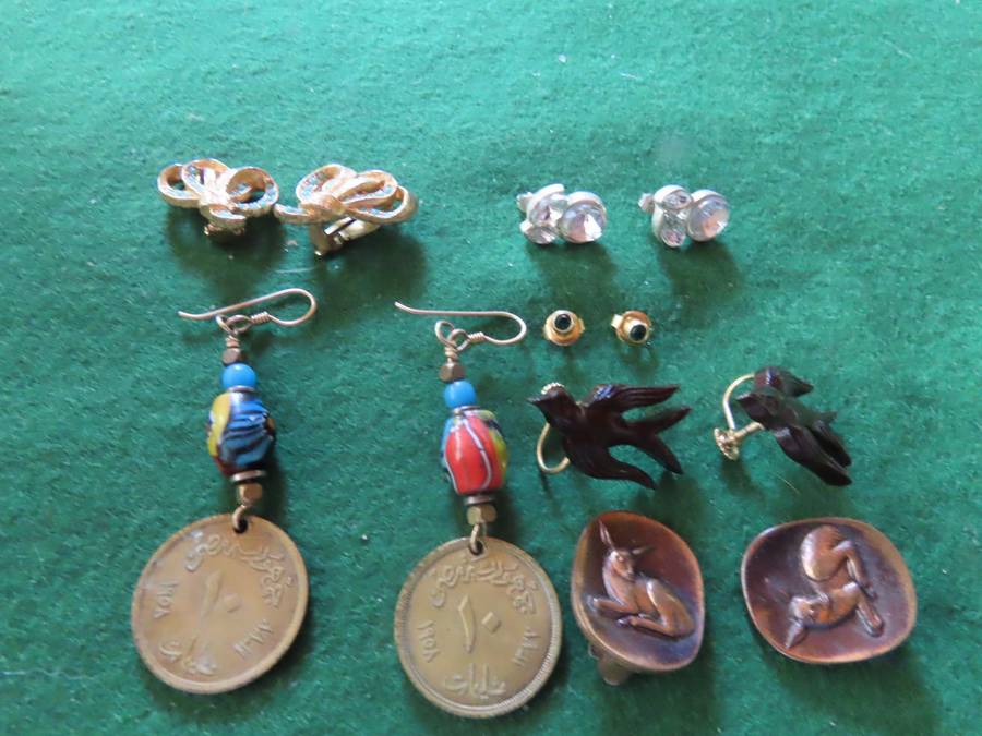 Costume Jewellery - 6 Pairs Earrings # 3