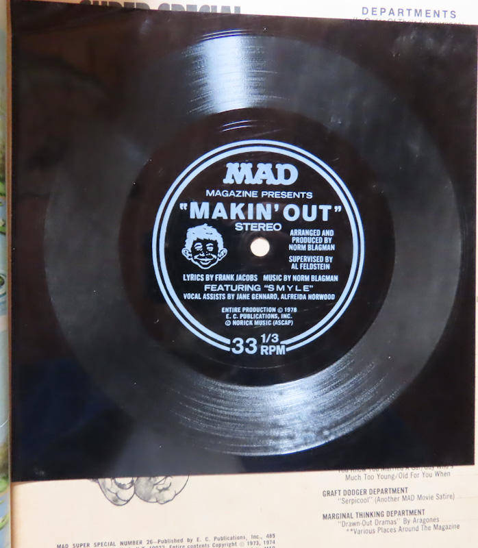 Mad Magazine - Super Special Series # 126 with record insert