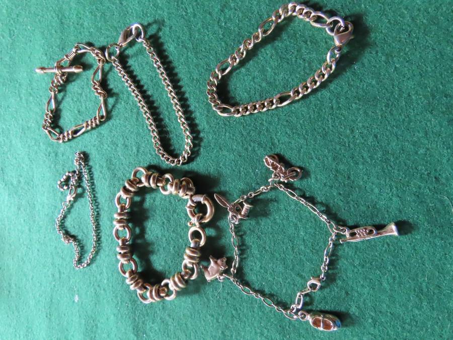 Costume Jewellery - 6 Bracelets/Bangles # 5