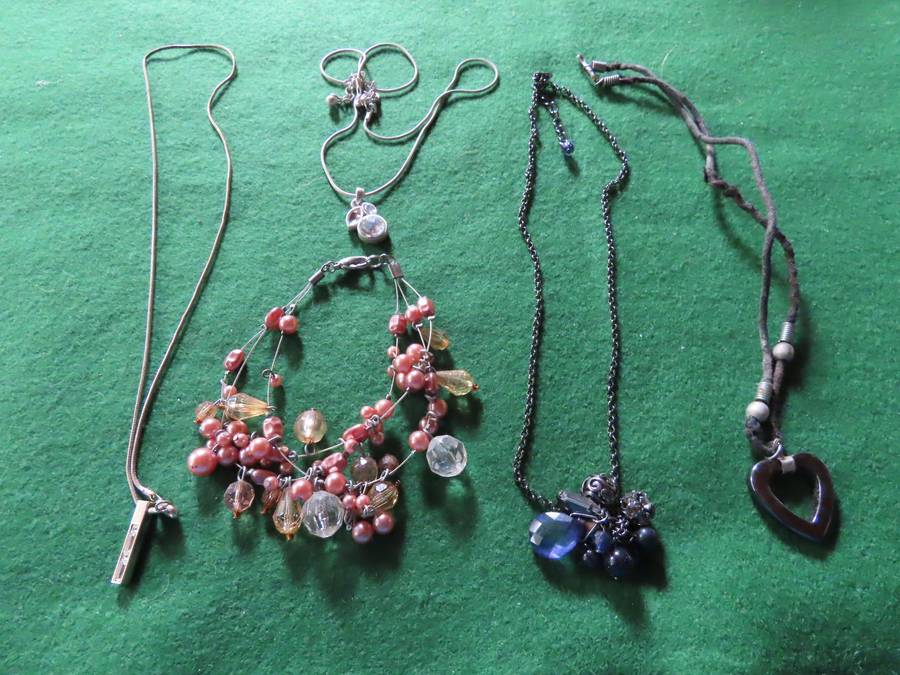 Costume Jewellery -5 Necklaces # 12
