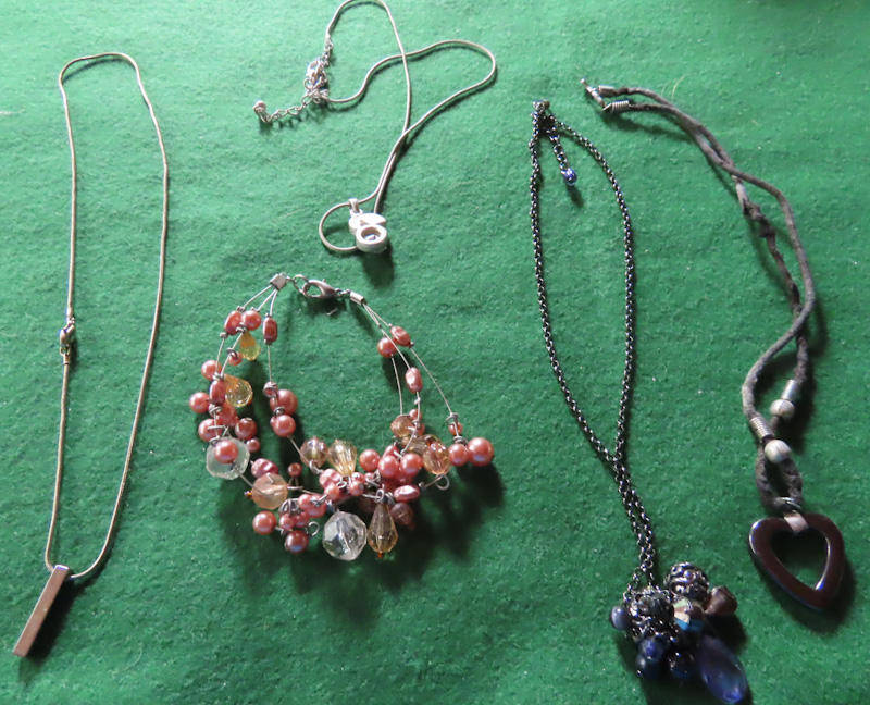 Costume Jewellery -5 Necklaces # 12