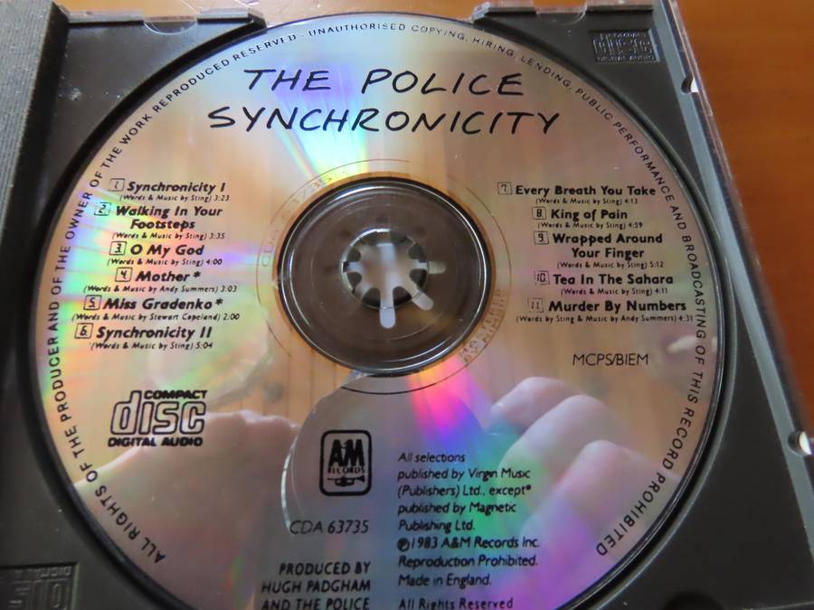 CD - The Police - Synchronicity