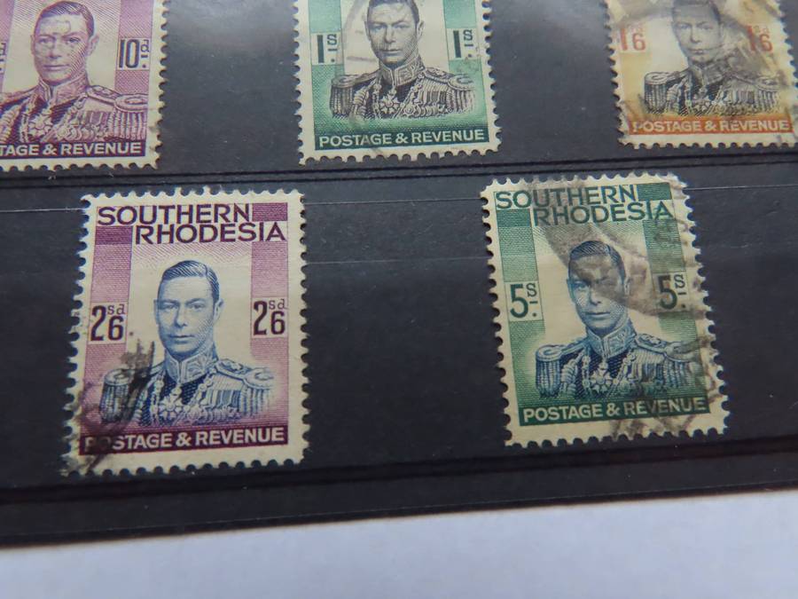 Rhodesia - 1937 Definitive Complete Set Used