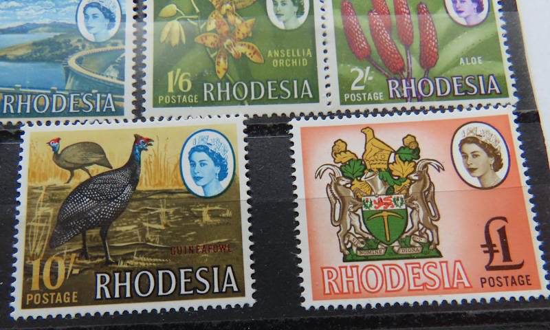 Rhodesia - 1966 Harrison Definitive Set MNH