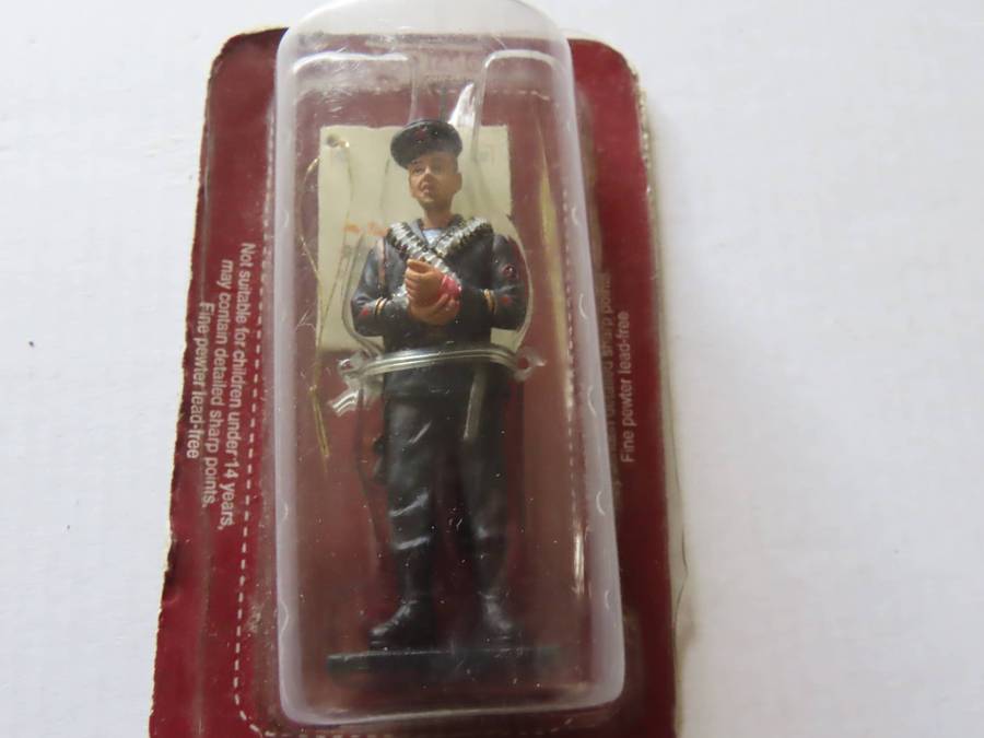 Del Prado - Encased Military Model -Naval Infantryman - USSR 1941