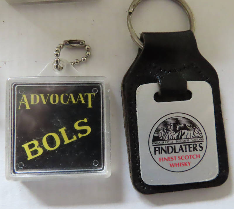Liquor Key Rings - 10 Different