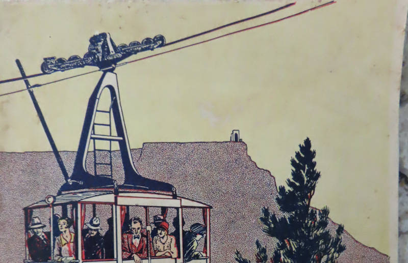 South Africa - Table Mountain Aerial Cableway Original Booklet 64 Pages with Photos - 1930 ?