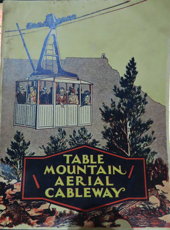South Africa - Table Mountain Aerial Cableway Original Booklet 64 Pages with Photos - 1930 ?