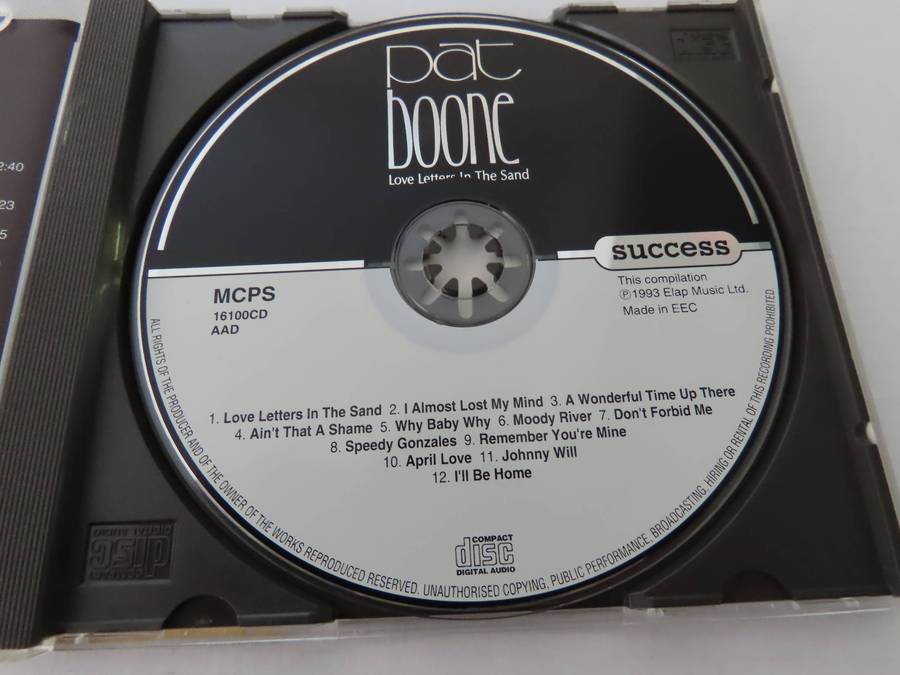 CD - Pat Boone - Love Letters in the Sand