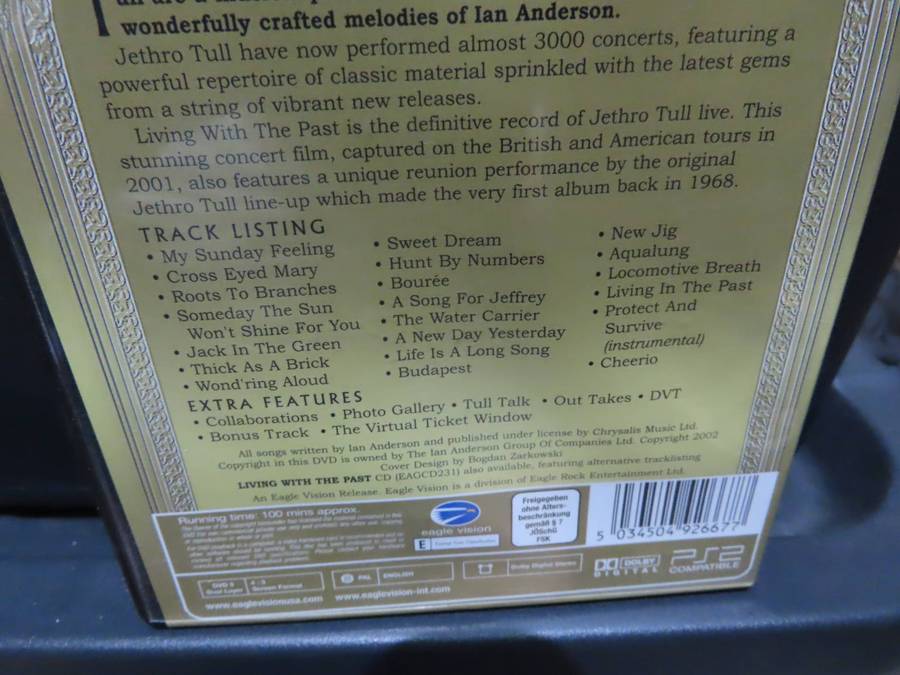 DVD - Jethro Tull - Living With the Past