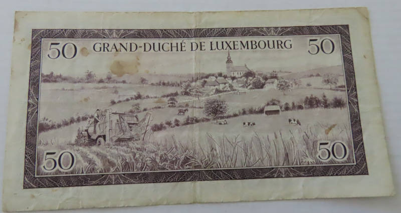 Luxembourg - Grande- Duche de Luxembourg - 50 Francs 1961