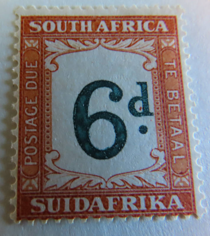 South Africa - Union of South Africa - Postage Due Stamps Mint 3d and 6d