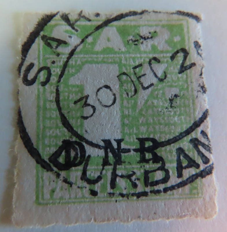 South Africa - Union of South Africa - South African Railways Lot 4 Used Stamps Dated 1921