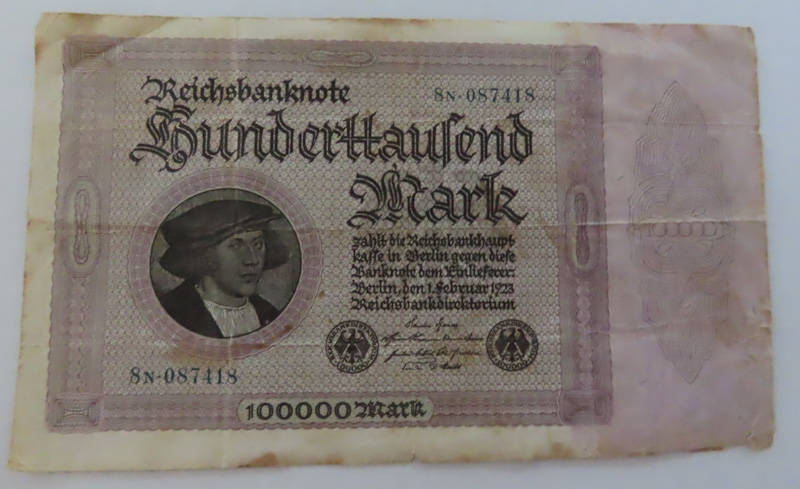 Germany - 100000 Mark 1 September 1923 - WM D