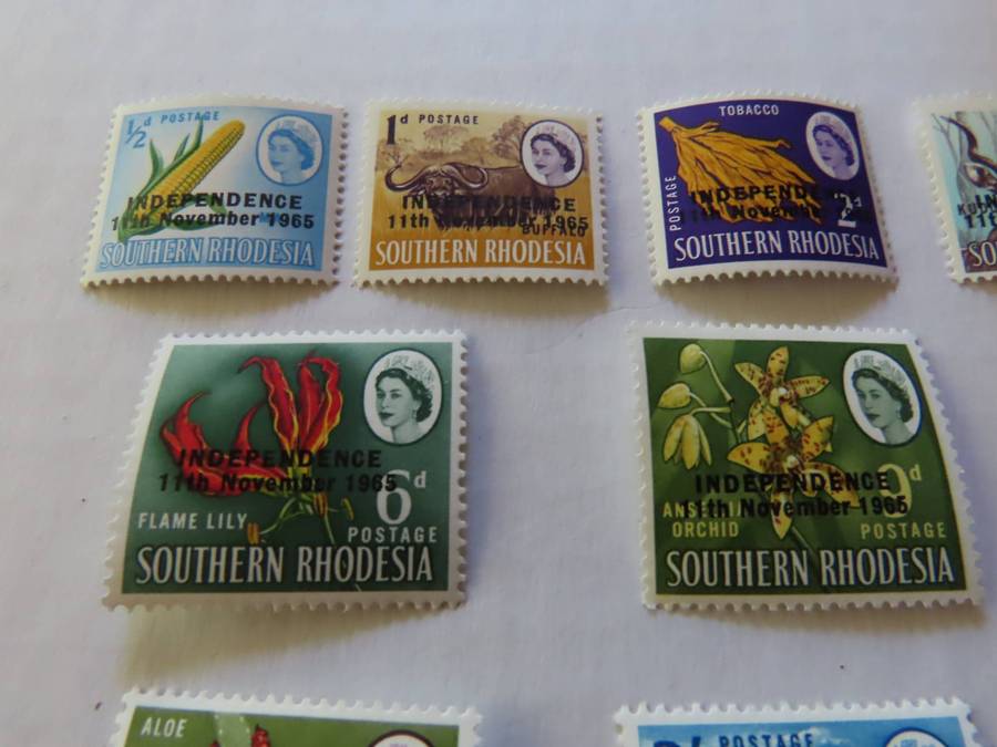 Southern Rhodesia - 1966 - Definitive Issue - Overprinted Independence MNH