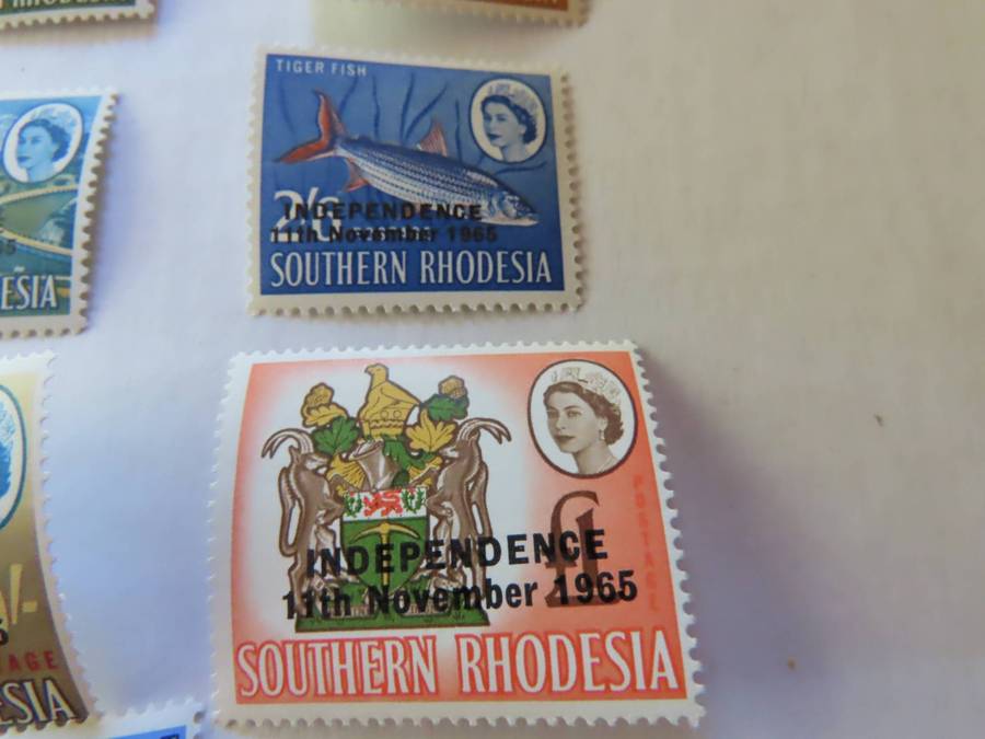 Southern Rhodesia - 1966 - Definitive Issue - Overprinted Independence MNH