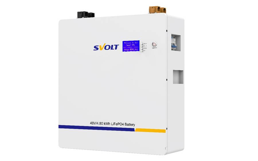 SVOLT 48V 106Ah 4.80kWh A-Grade Wall Mount Lithium Battery (Square)