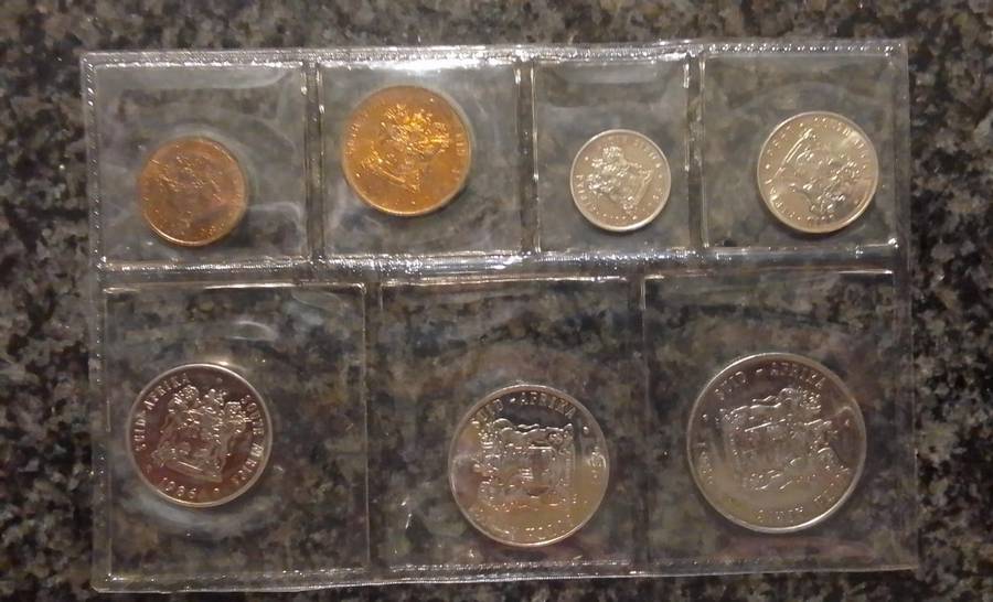 1986 South African Uncirculated Coin set