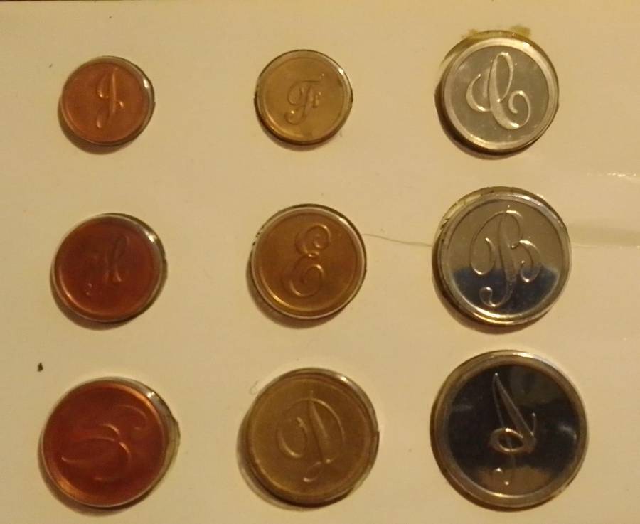 1989 South African Preliminary Pattern Pieces of Coin Series