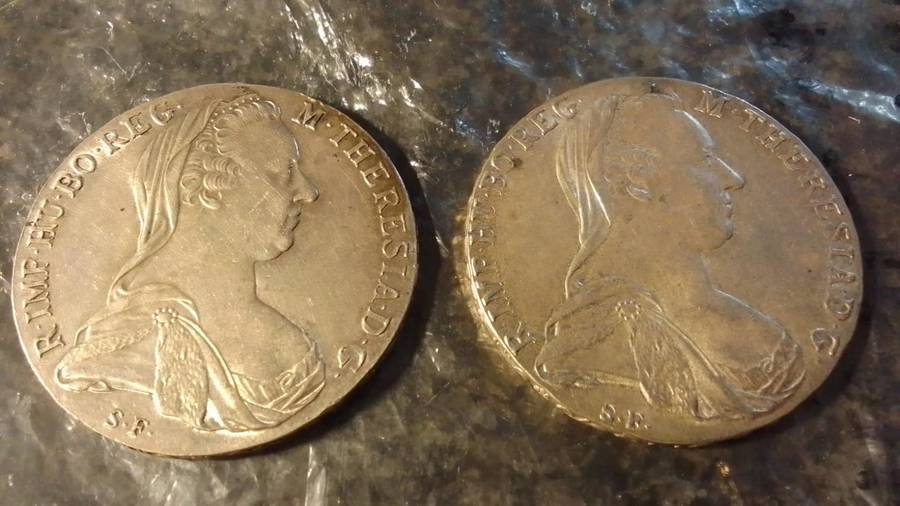 1780 Austria Silver 1 Thaler - Maria Theresia Coin