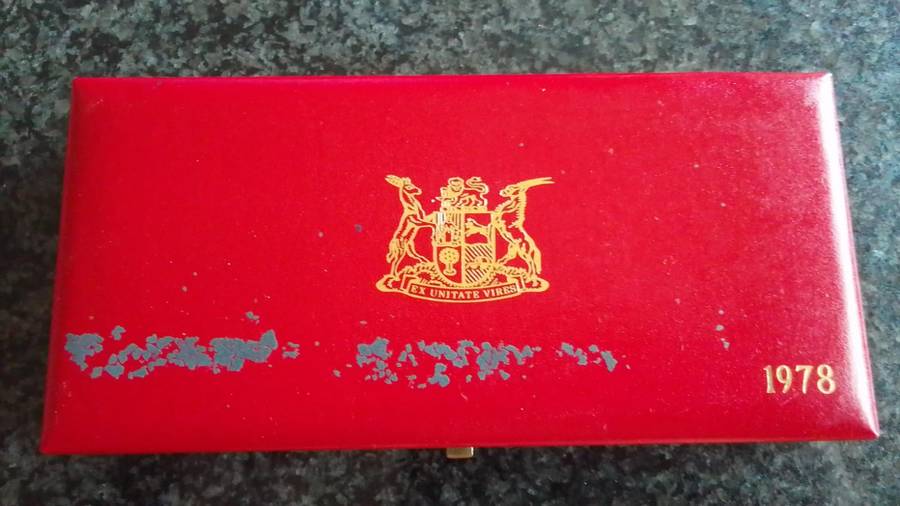 1978 South African Coin set (Silver R1)