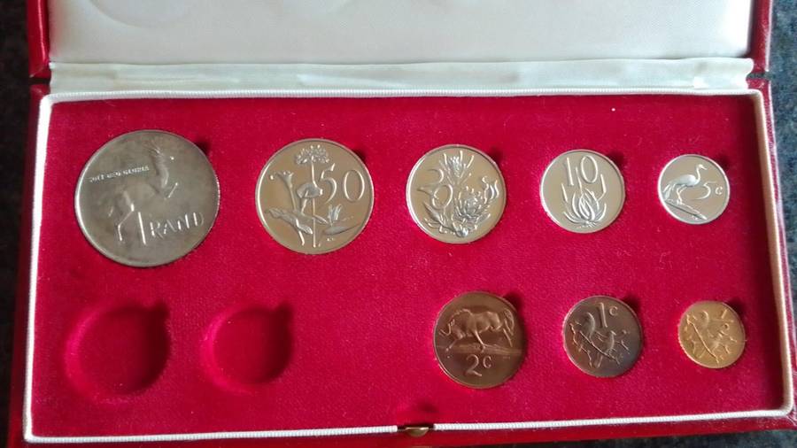 1978 South African Coin set (Silver R1)