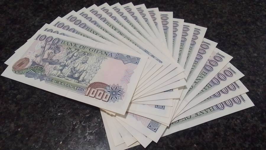 20x 2003 Ghana 1000 Cedis - Consecutive Serial Number Banknotes