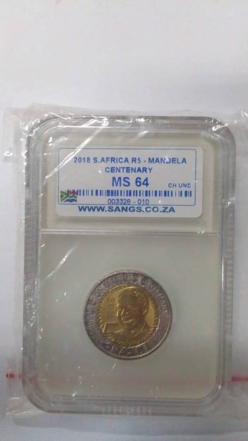 2018 Nelson Mandela Centenary Early Release Graded MS64
