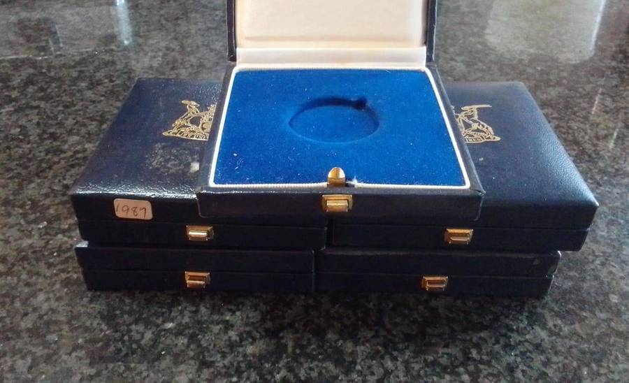 5 x Empty Small Coin Boxes