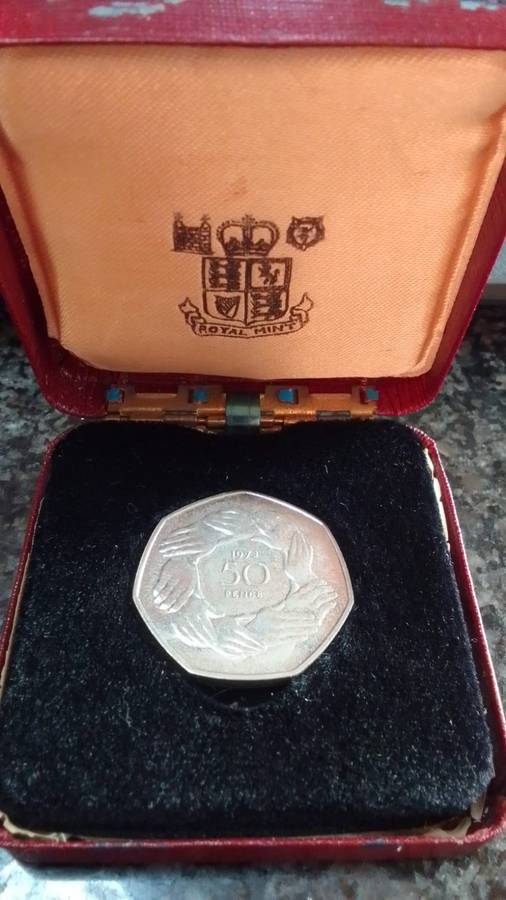 1973 Fifty pence (British coin)