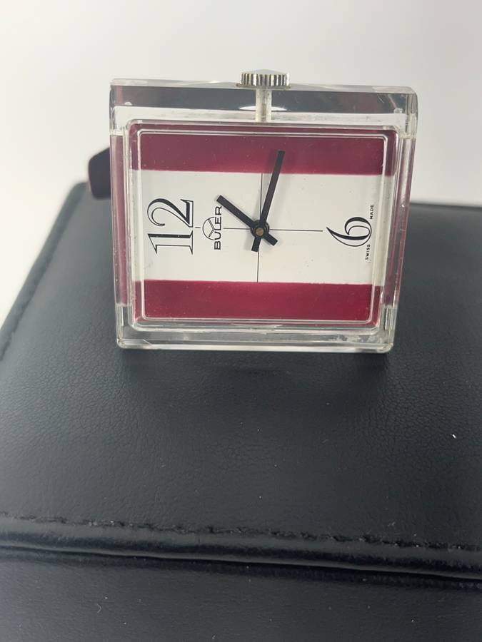Rare Vintage Buler Acrylic cased watch