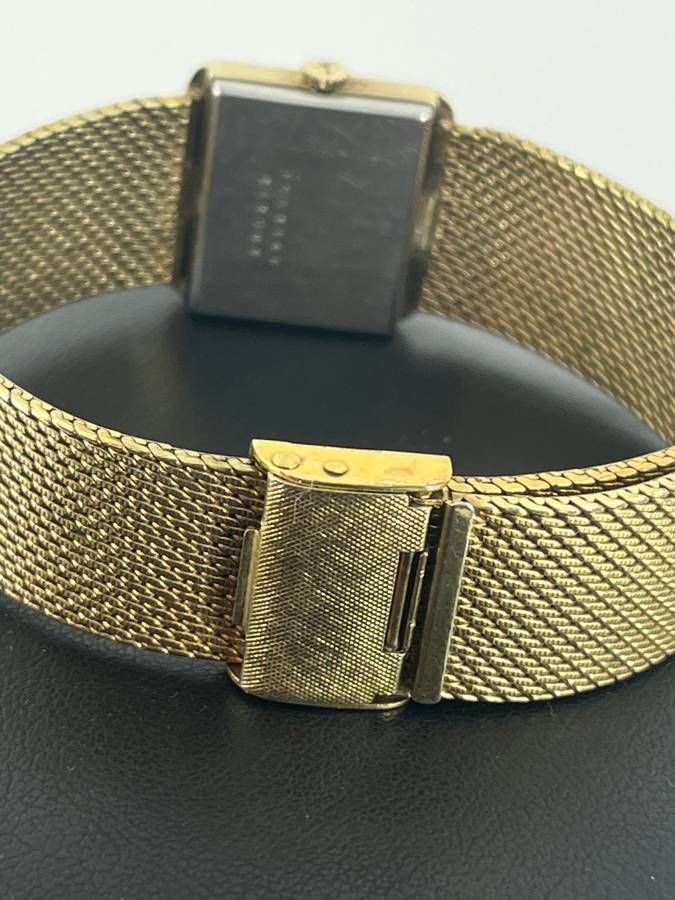 Vintage Cyma Sychron Gold Plated Mechanical Watch