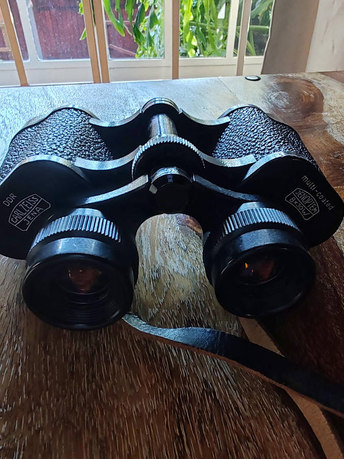 Vintage Carl Zeiss Jena Jenoptem 8x30 W Binoculars  Fully Functional