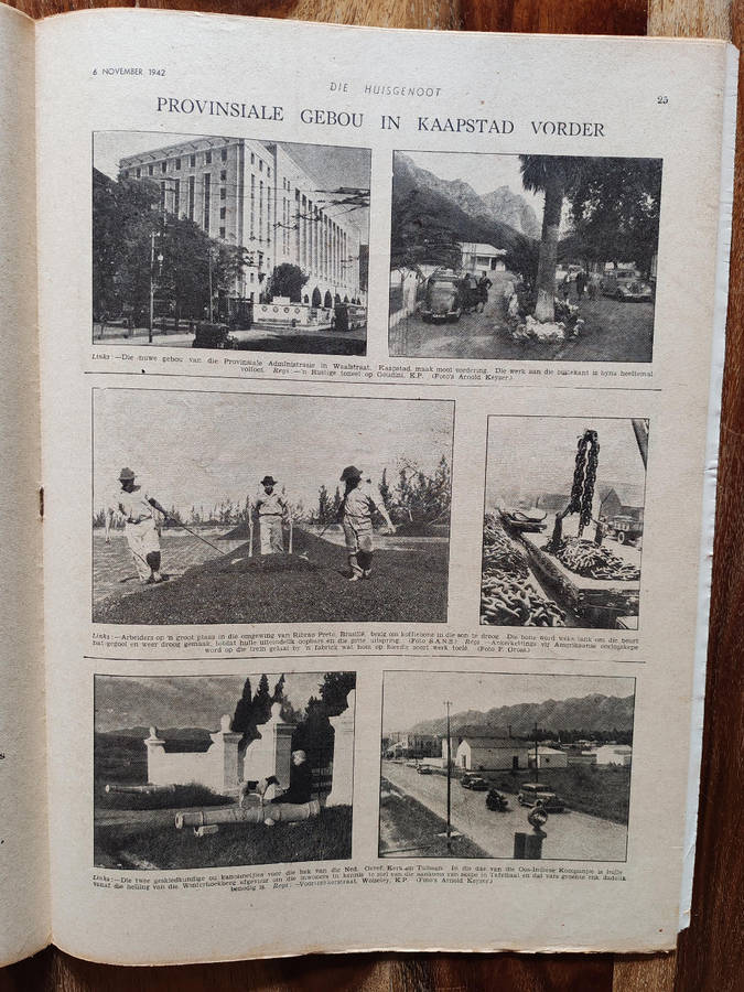 Huisgenoot  6 November 1942 (Vintage South African Magazine  Fair Condition)