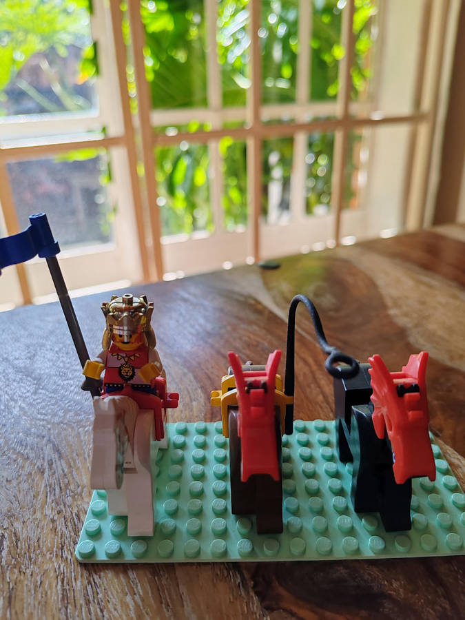 Vintage LEGO Castle Horse Lot  Includes Royal King & Armored Horses