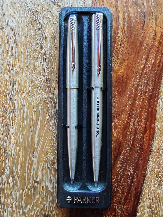 Parker Stainless Pen and Pencil set